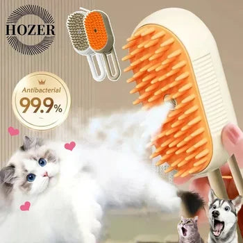 3-in-1 Pet Steam Brush