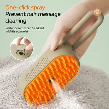 3-in-1 Pet Steam Brush