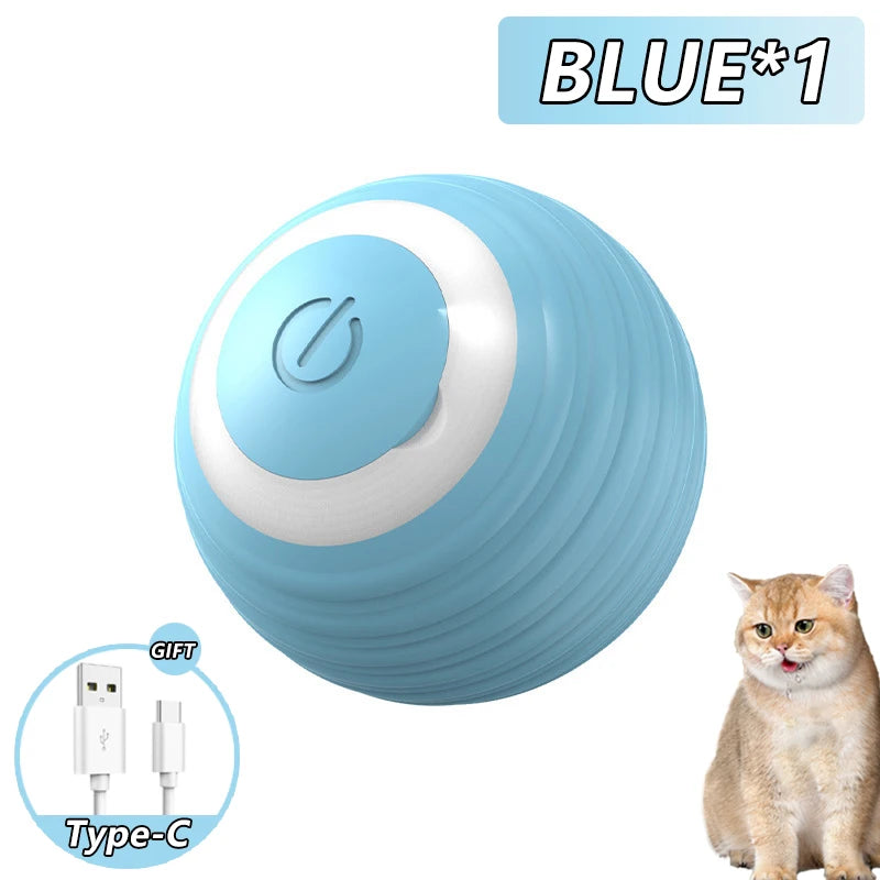 Smart Interactive Cat Ball - Automatic Rolling Magic Toy for Indoor Play